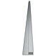 Abschlussprofil fr Duschrckwand Aluminium eloxiert matt 2550 mm - 93 187 84