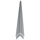 Auenecke fr Duschrckwand Aluminium eloxiert matt 2550 mm - 93 187 86