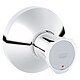 UP-Ventil Oberbau Grohe Costa Einbautiefe 15-40 mm Markierung rot, chrom - 19855001