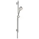 Brause-Set Hansabasicjet Brausestange 764 mm, 3 Strahlarten, chrom - 44780233