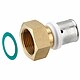 Press-Verschraubung mit berwurfmutter 3/4'' IG - flachdichtend - fr Alu-Verbundrohr 20 x 2,0 mm