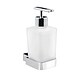 Seifenspender NEW YORK von ROMAN DIETSCHE - chrom / Glas satiniert - 855910