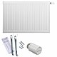 Buderus Logatrend VC-Profil Ventil-Heizkrper H 500 mm L 400 mm Typ 11 - 277/178 Watt - Set mit Thermostatkopf rechts
