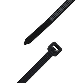 Kabelbinder 4,8 x 368 mm aus Polyamid 6.6 - schwarz UV-bestndig - Beutel 100 Stck