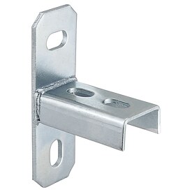 Sattelflansch verzinkt - l�ngs - 115 x 50 x 4 mm - f�r Profil 27/18 und 28/30