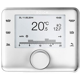 BOSCH raumtemperaturgefhrter Regler CR 400, fr bis 4 Heizkreise und 2 WW-Ladekreise - 7738114032