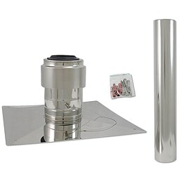 Buderus Edelstahl-Schachtabdeckung mit M�ndungsrohr � 80 mm - 7738112720