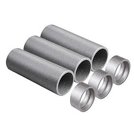 Buderus 3er-Set EPP-Schaumrohr mit Muffe fr Luft-Kanalsystem DN125 - Lnge 1 m - 7738113430