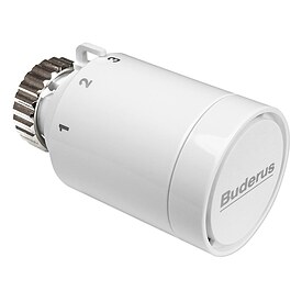 Buderus Design-Thermostatkopf Logafix BD1-W0, wei, mit Nullstellung