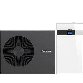 Buderus Luft-Wasser-W�rmepumpe Logaplus M WLW186i-11 MBE+ AR TP70W, mit Zubeh�r - 7739625308