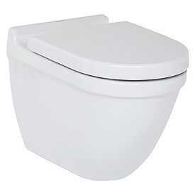 Wand-Tiefspl-WC Duravit Starck3 compact 360 x 340 x 485 mm, Keramik, 4,5l Splung, wei - 2227090000