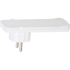 Schutzkontaktstecker Flachstecker Flat Plug in wei� wiederanschlie�bar, ohne Leitung