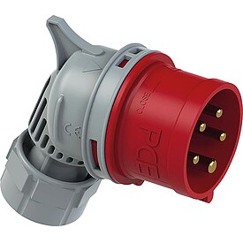 CEE-Winkelstecker 32A, 5-polig, 400V Twist TT, IP44 - Schraubenlos