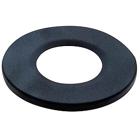 Dotlux Zierring f�r MULTISCREW rund schwarz matt - 80 x 5 mm