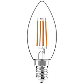 LED Filament Leuchtmittel - Kerze C35, E14, 4,5W, 2700K - verschiedene Varianten