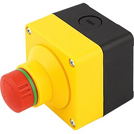 Not-Aus-Taste, im Iso-Geh�use mit Kontaktelement 1S/2�