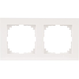 Rahmen Merten M-Pure 2-fach, polarwei�