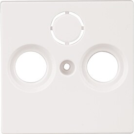 System M, Abdeckung f�r SAT-Antennendose 3-fach Merten, polarwei� gl�nzend