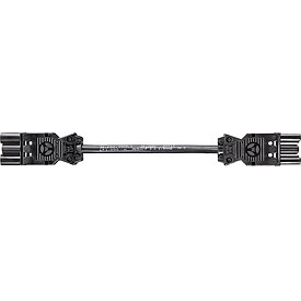 Verbindungsleit. Wieland GST18i3, schwarz, H05VV-F 3G 3-polig, Buchse - Stecker - verschiedene Varianten