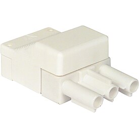 Stecker 3-polig/ wei 250 V/16 A