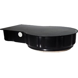 Gro�e Betondose � 306 mm, mit Mineralfaserplatte 15 mm - Tiefe 130-200 mm