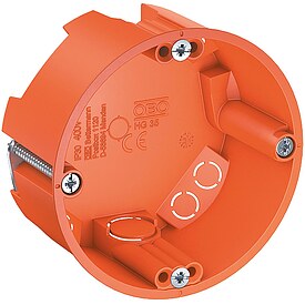 Hohlwand-Ger�tedosen 25 St�ck, flache Bauform - Tiefe 35 mm