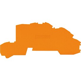 Abschluss- und Zwischenplatte, 25 Stck, orange - 0,8 mm dick
