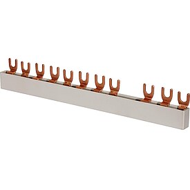 Gabel-Phasenschiene Pollmann G-L1-L2-L3-(N)-L1-L2-L3 / 16 mm� L�nge 210 mm (12TE)