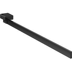Handtuchhalter emco loft, einarmig, schwarz, 410 mm - 055013342