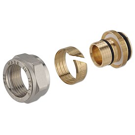 Klemmringverschraubung 1'' Eurokonus - fr Mehrschicht-Verbundrohr 26 x 3 mm