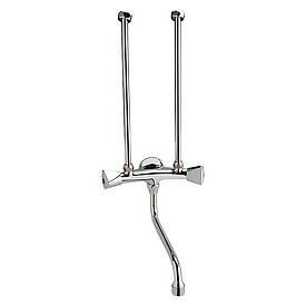 Sp�ltischmischer Etou Obertischmontage drucklos, Ausladung 198 mm, verchromt - 93 064 29