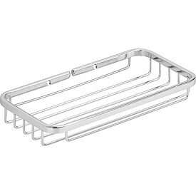 Seifenkorb Eblino, Metall verchromt, 200 x 25 x 100 mm - 93 072 26