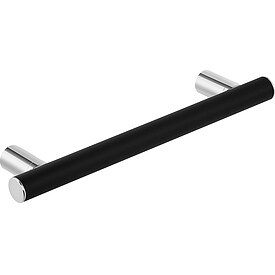 Haltegriff Elida, schwarz matt pulverbeschichtet, 400 x 32 x 87 mm - 93 145 10