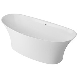 Badewanne Earta 2.0 1700 x 635 x 786 mm freistehend, Inhalt 235 mm, Mineralguss we - 93 146 30