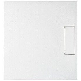 Duschwanne Douron mit Steinstruktur, Mineralguss, wei matt, Ablauf 52 mm, in versch. Gren