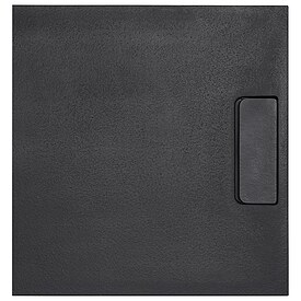 Duschwanne Douron mit Steinstruktur, Mineralguss, schwarz matt, Ablauf 52 mm, in versch. Gren