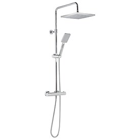 Brause-System Muun Eckig mit Kopfbrause 254 x 254 mm - 93 228 00