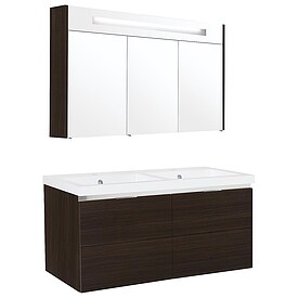 Badm�bel-Set EPIC Serie MBH, Eiche Biber, 4 Ausz�ge