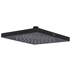 Kopfbrause Cube, schwarz matt, 210 x 210 mm, Ausf�hrung, Edelstahl