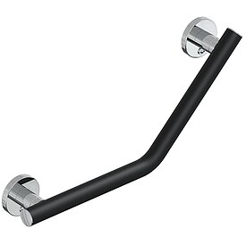 Winkelgriff Elida Plus, 45�, schwarz matt chrom, 250 x 250 x 87 mm