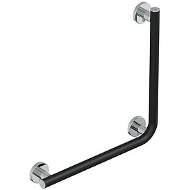 Winkelgriff Elida Plus, 90�, schwarz matt chrom, 500 x 500 x 87 mm
