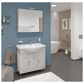 Badm�bel-Set Pisa, L�rche, 3 T�ren, Breite 850 mm