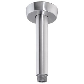 Decken-Anschlussrohr DN15 (1/2''), L�nge 100 mm, Edelstahl poliert - 93 709 35