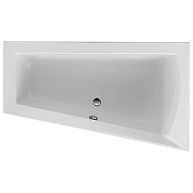 Raumspar-Badewanne LAGO I rechts 1700 x 500 x 1000/655 mm, Acryl, wei - 93 728 27