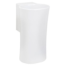 Design-Waschtisch NATIVO 350 x 620 x 370 mm, ohne Hanhloch, Keramik, wei - 93 922 93
