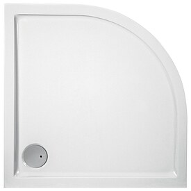 Duschwanne EVREN Viertelkreis, Radius 55 mm, Acryl, wei, in versch. Gren