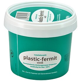 PLASTIC-FERMIT wei� - Dichtungsmasse - dauerplastisch und geschmeidig - 500 g Dose
