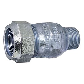 GEBO-Temperguss-Klemmverbinder fr Stahlrohre - bergang 26,9 mm x 3/4'' AG - 01.150.00.02