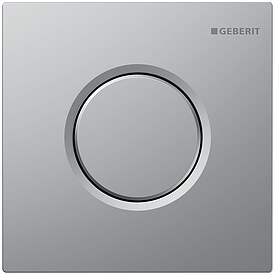 Geberit Urinalsteuerung Typ 01 mit pneumatischer Splauslsung, chrom matt - 116011JQ5