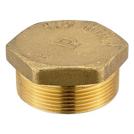Messing Gewindefitting-Stopfen 2'' AG